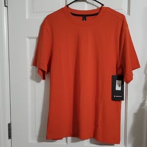 NWT Lululemon Zeroed In Short Sleeve Men's Sz S SUN Orange T-Shirt